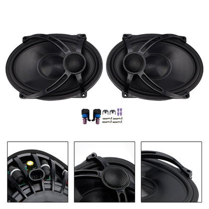 Kit altoparlanti per coperchio borsa laterale Touring Road Glide Flhr 2X 5""X7"" 1994-2024