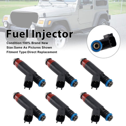 6 iniettori di carburante per Jeep TJ 2005-2006 Wrangler 2005-2006 53013690AA