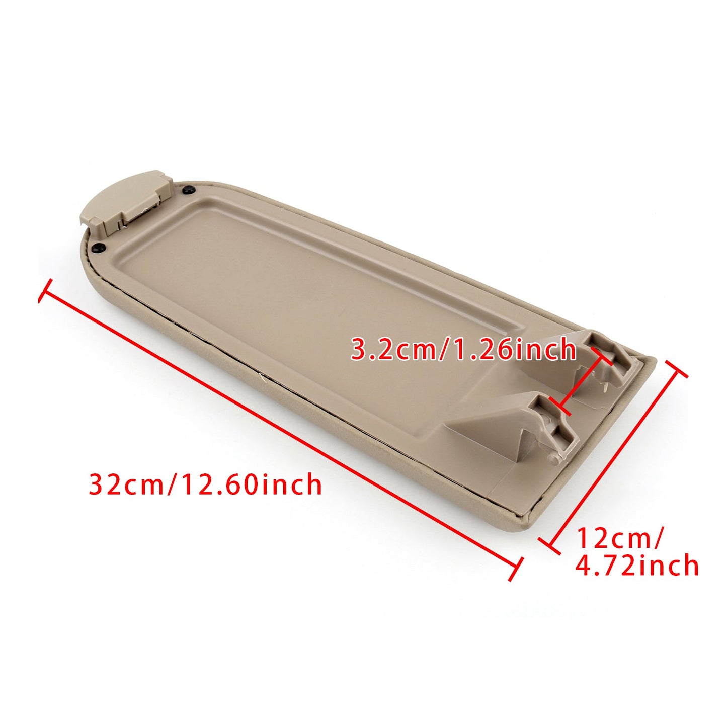 Coperchio della console centrale del bracciolo in pelle beige per VW MK4 Jetta Bora Golf 18D867173