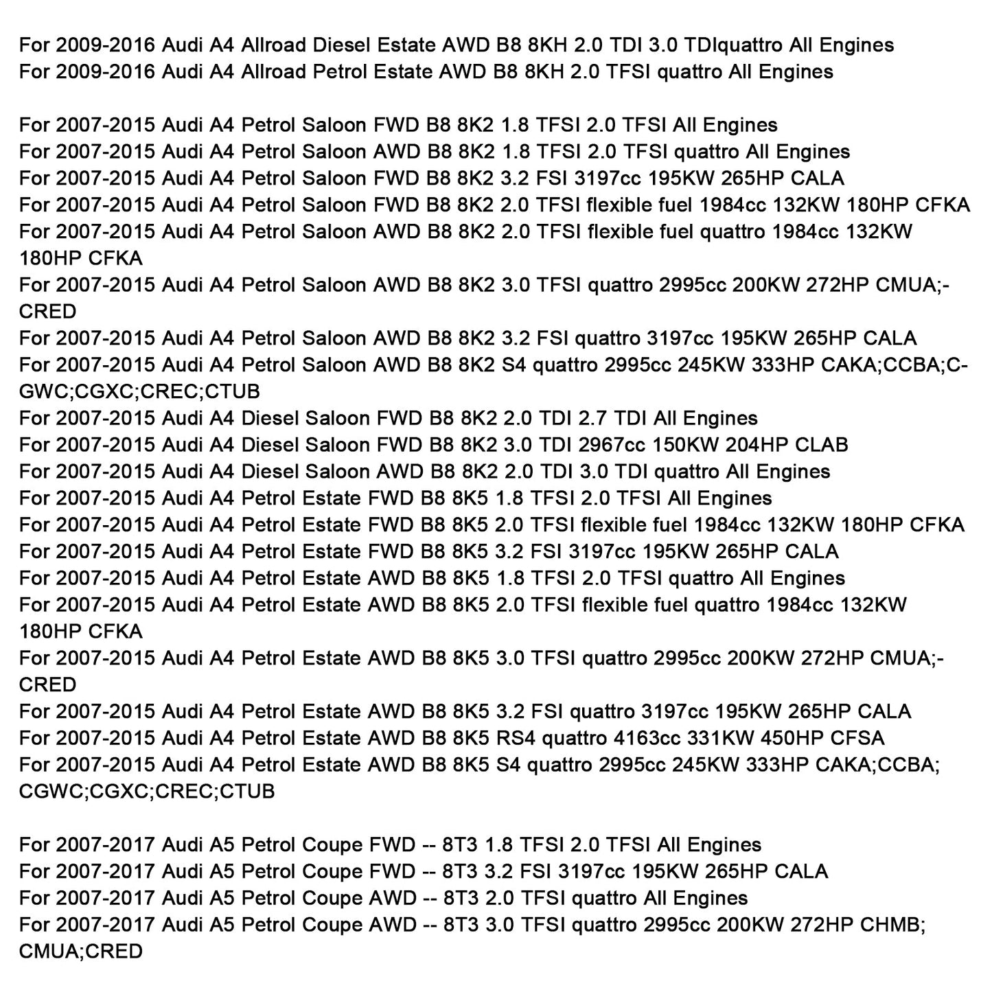 Sensore di regolazione della portata dei fari posteriore sinistro 8K0941309D per Audi A4 A5 2007-2015
