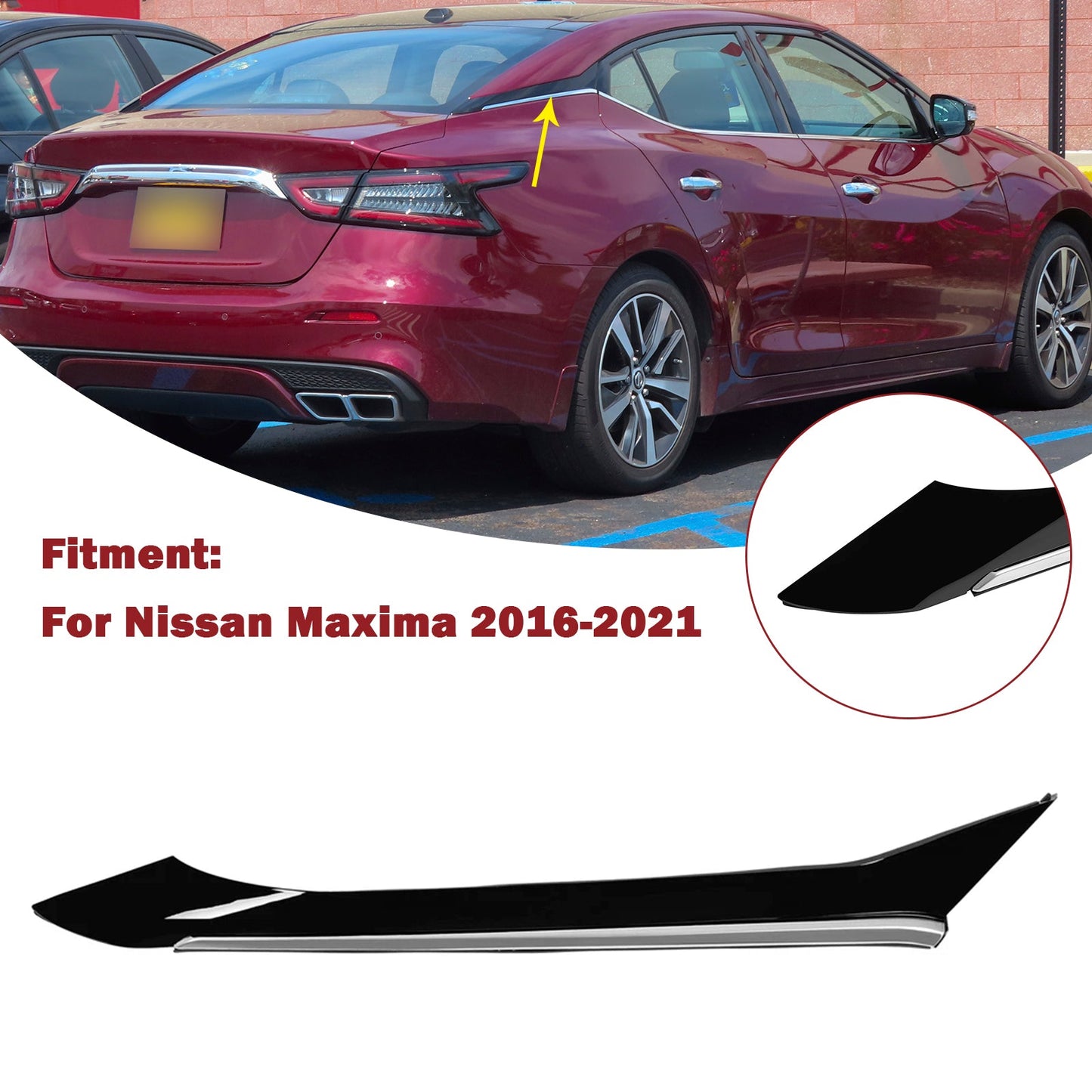 Modanatura montante posteriore destro NISSAN MAXIMA 2016-2021 78872-9DJ1A