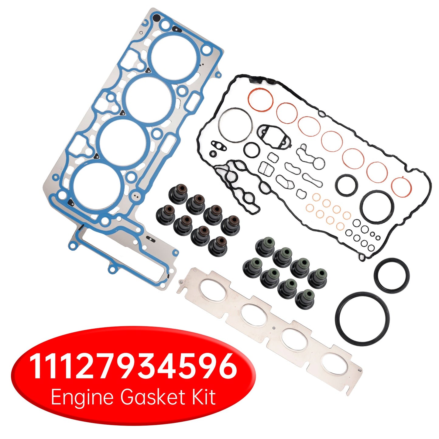 Kit guarnizioni motore per BMW 125I F20, F21 B46, B48A, B48B, anni 2017-2019, codice 11128618519