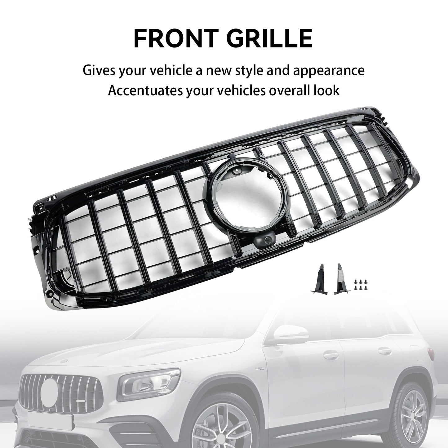 Griglia paraurti anteriore nero lucido Mercedes Benz GLB X247 AMG-Line 2020-2023