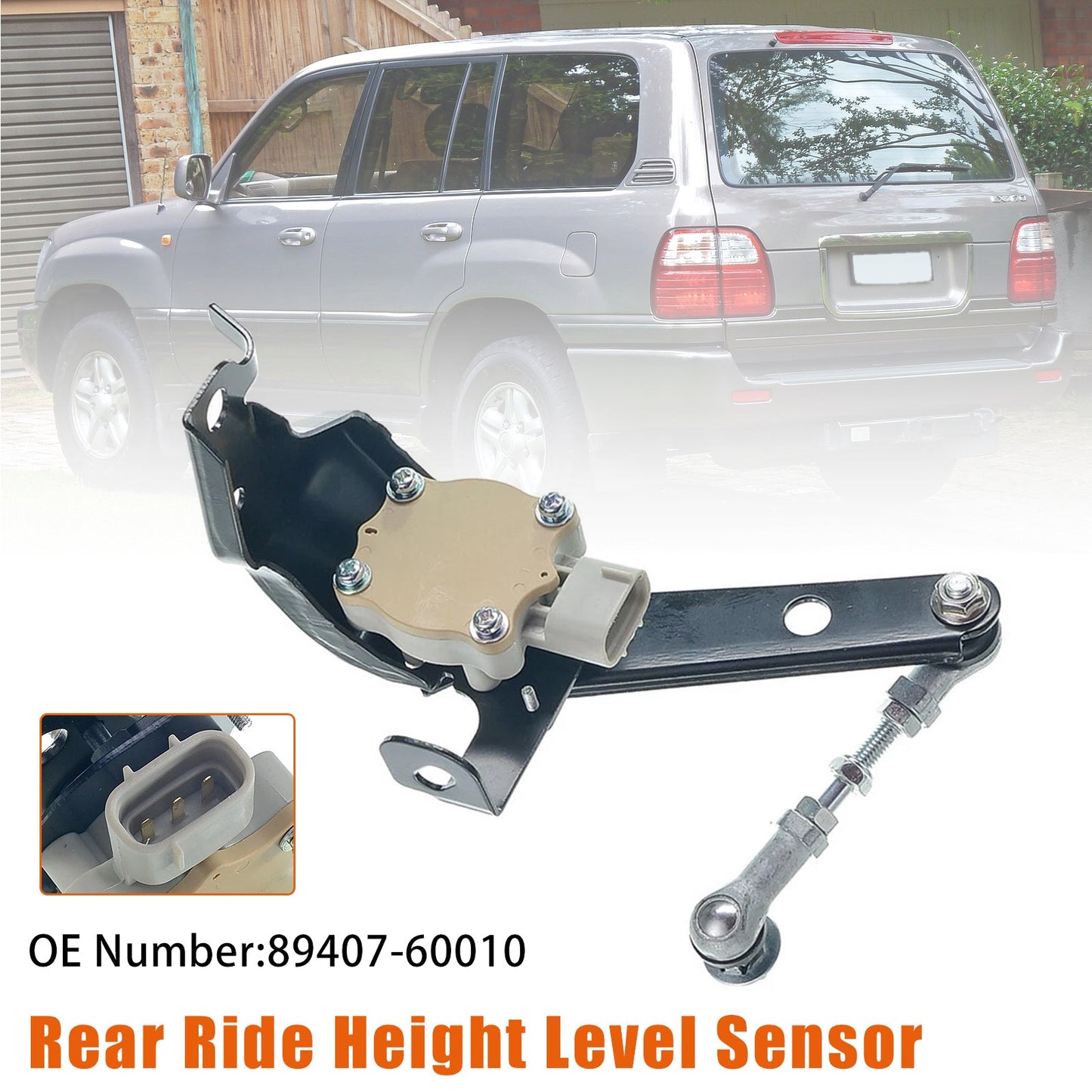 Sensore di livello dell'altezza di marcia lato posteriore 89407-60010 per Toyota Land Cruise LX470 J100
