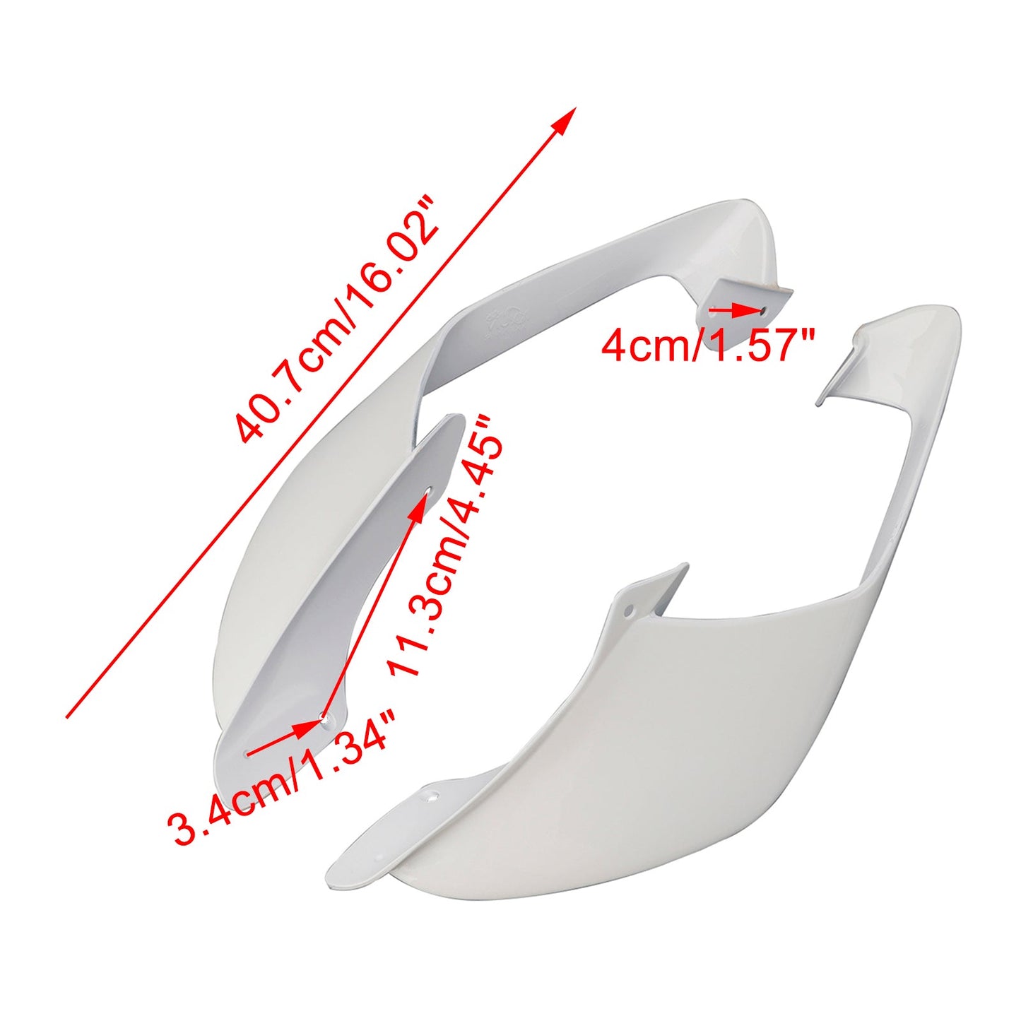 Alette laterali anteriori per Yamaha YZF R1 R1M 2021-2024, spoiler e carenatura