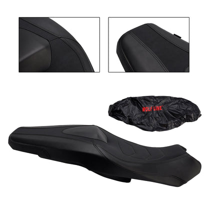2025 Per Honda X-Adv 750 Forza Giallo Sedile anteriore Raider Cuscino conducente PU Fit Giallo