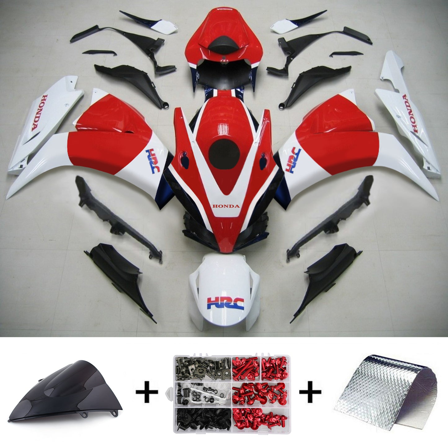 Kit carenatura Bodywork ABS di plastica per Honda CBR1000RR 2012-2016