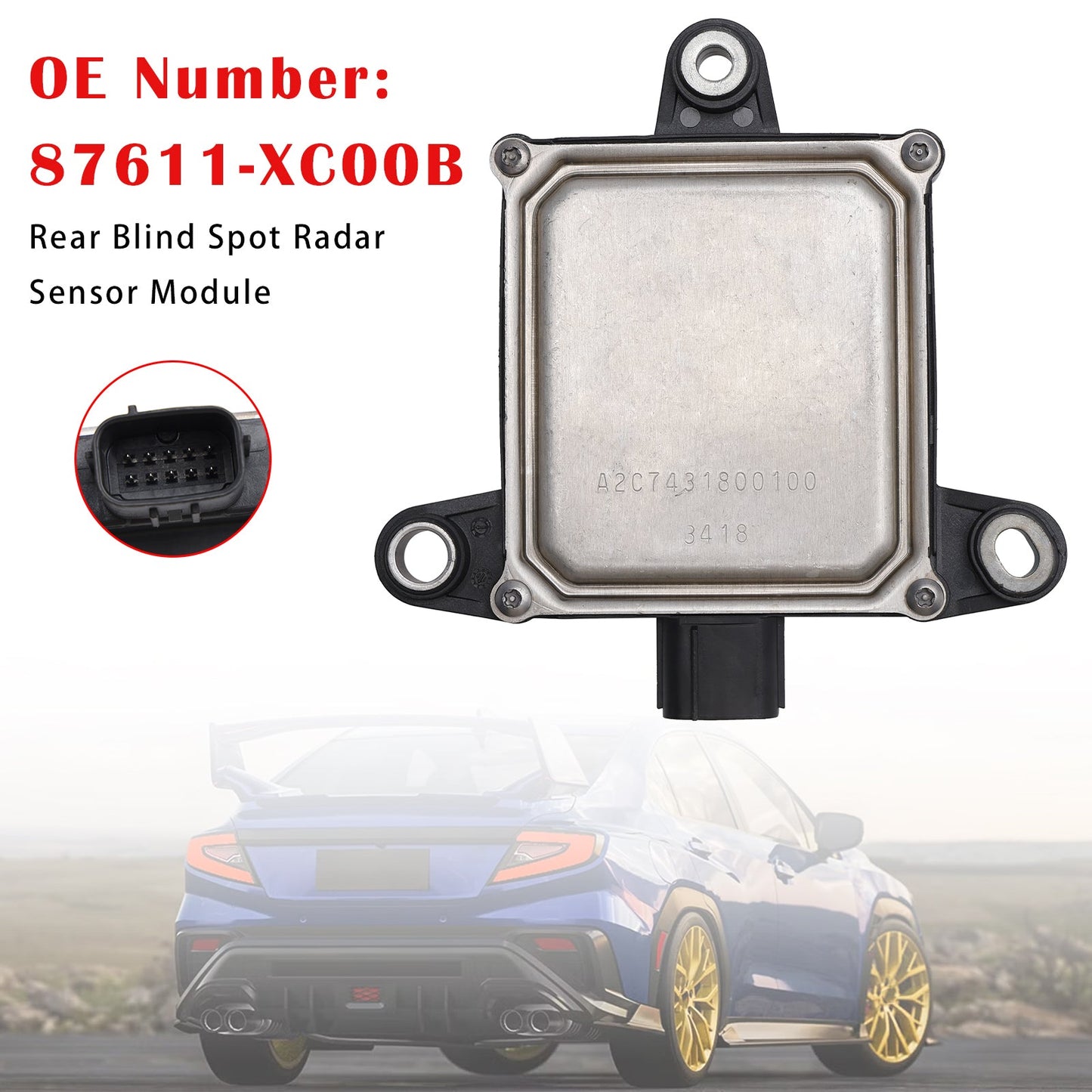 Modulo sensore radar per angolo cieco posteriore 87611-XC00B per Subaru Impreza Ascent 2017-2019