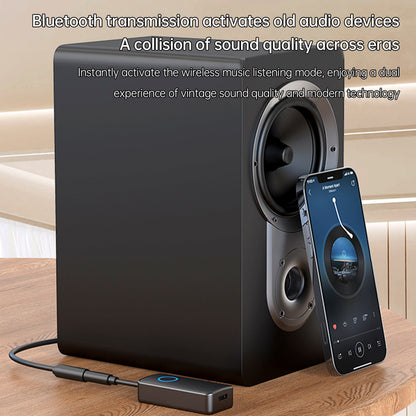 Ricevitore trasmettitore Bluetooth 5.4 2 in 1 adattatore audio wireless da 3,5 mm