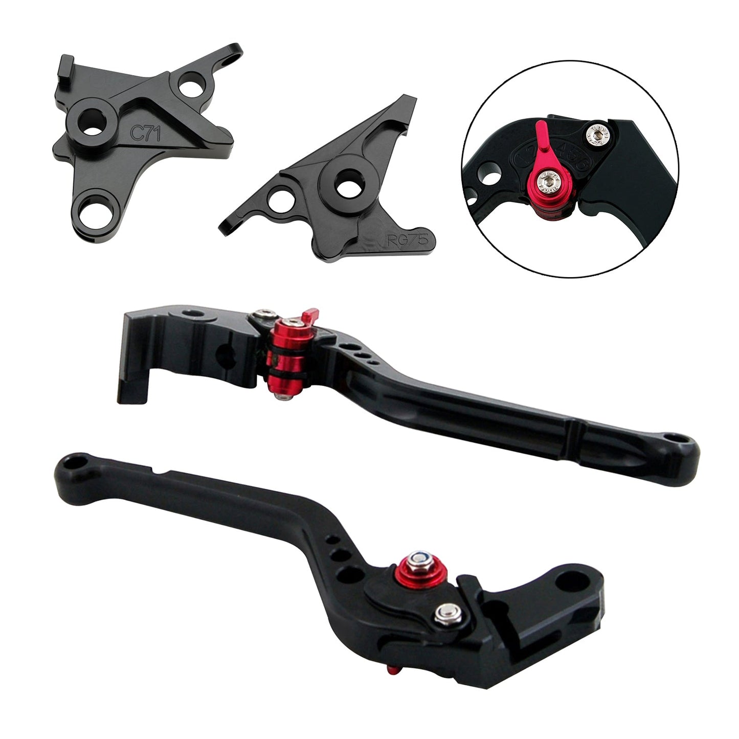 Leva frizione freno lunga adatta per BMW R NINE T /PURE/RACER 2017-2023