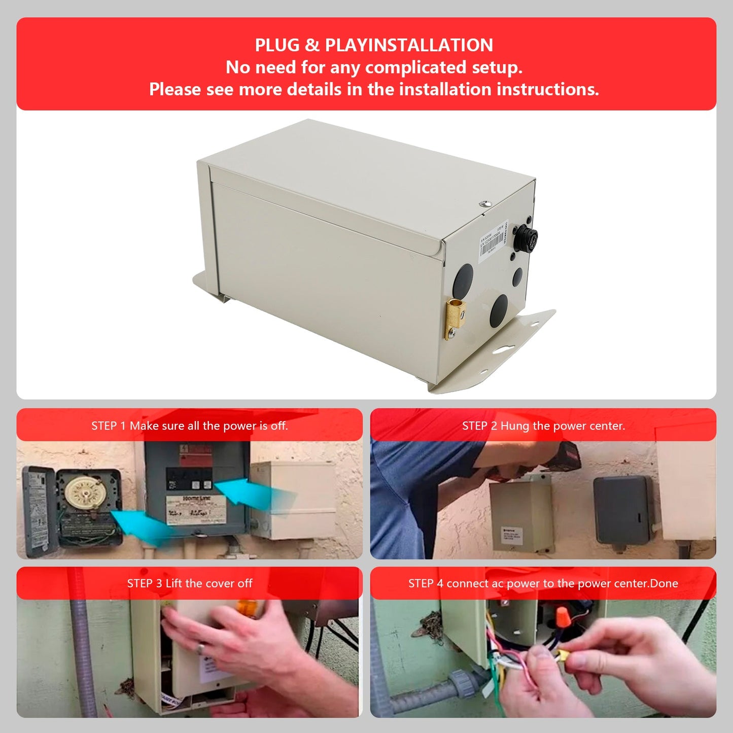 520556 Power Center per generatore di cloro Pentair IntelliChlor IC20 IC40 IC60
