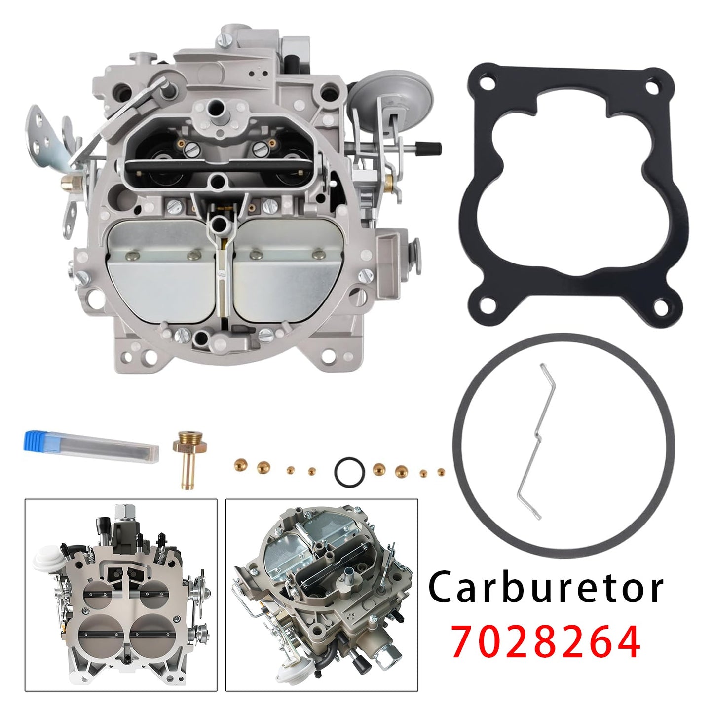 7028264 Carburatore a 4 corpi per Pontiac Firebird Quadrajet 4MC 4MV 1968