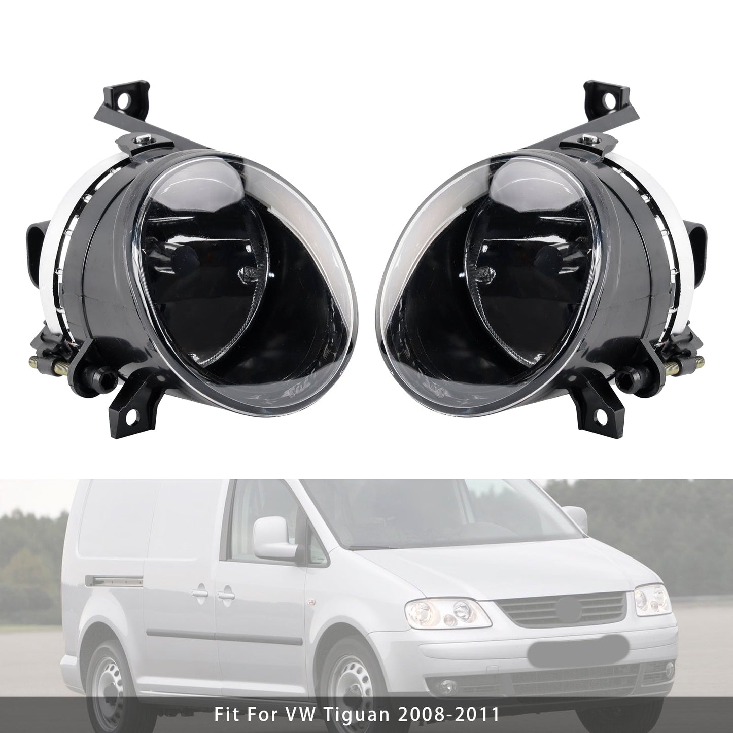 Coppia di fendinebbia anteriori per Volkswagen Caddy 2004-2011 e Touran 2003-2008