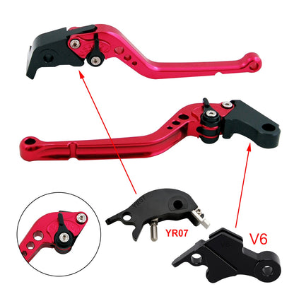 Leva frizione freno lunga adatta per YAMAHA XSR900 XSR900GP MT-09 MT-09SP 2024-2025