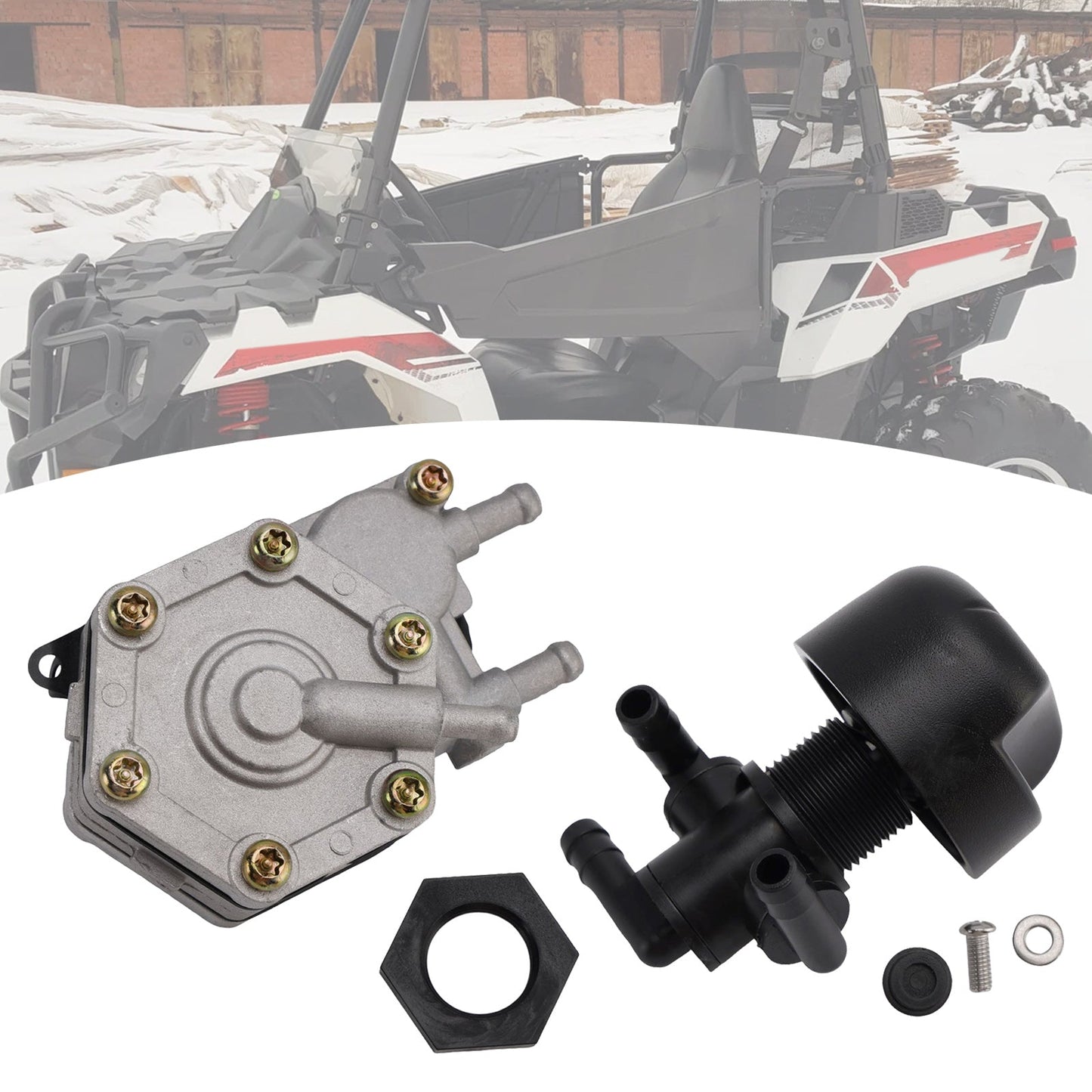 Kit pompa carburante e rubinetto carburante 2520227 compatibile con Polaris Sportsman 400 01-20