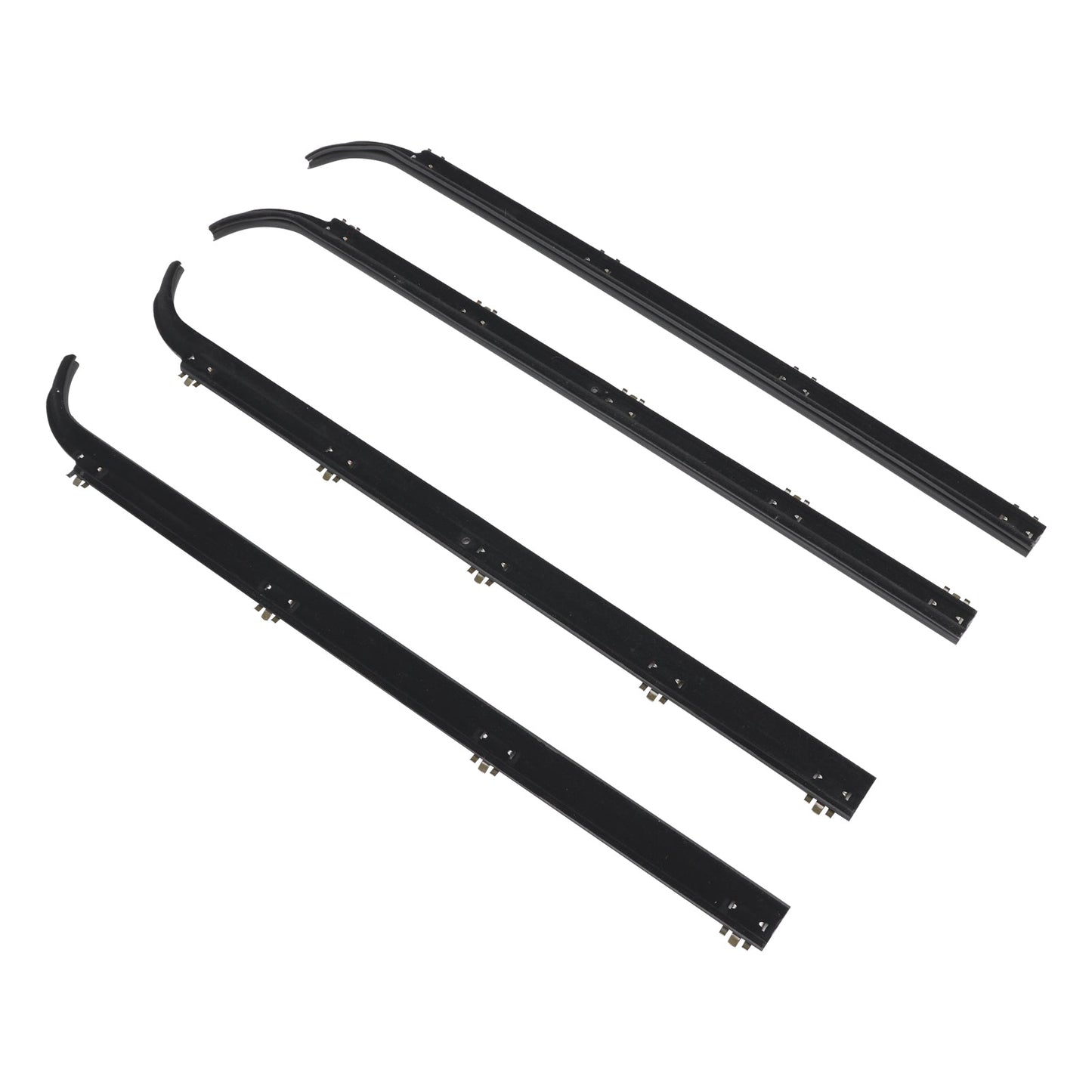 Guarnizione per finestrino anteriore Ford F350 Truck 1987-1997, 4 pezzi, guarnizione per finestrino porta + 2 pezzi, kit di guarnizioni