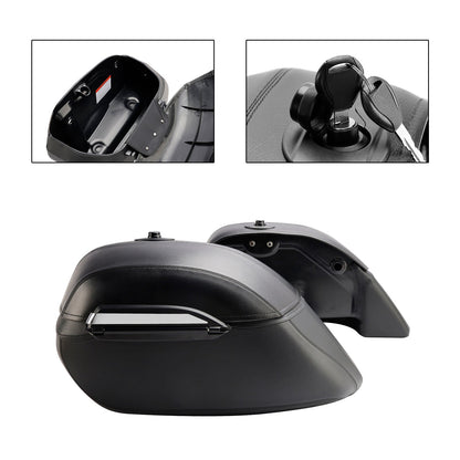 Borsa laterale in poliuretano per Kawasaki Vulcan S 650 Vn/En650 2015-2023, nera