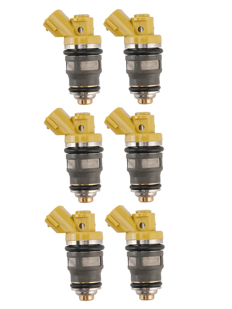 Iniettore di carburante 6 pezzi 1001-87091 adatto per Denso 650cc adatto per Toyota Supra JZA80 2JZGTE 2JZ