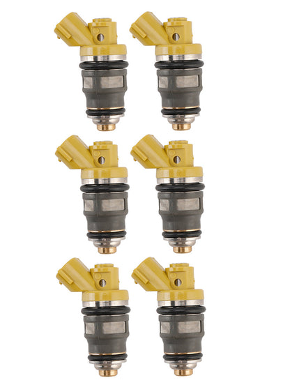 Iniettore di carburante 6 pezzi 1001-87091 adatto per Denso 650cc adatto per Toyota Supra JZA80 2JZGTE 2JZ