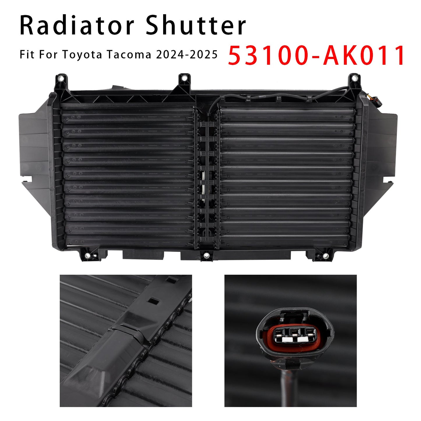 Aletta del radiatore con motore per Toyota Tacoma 2.4L 2024-2025, codice 53100-AK011