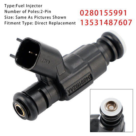 1 pz iniettore carburante per Mini Cooper One R50 R53 R52 1.6 0280155991 13531487607