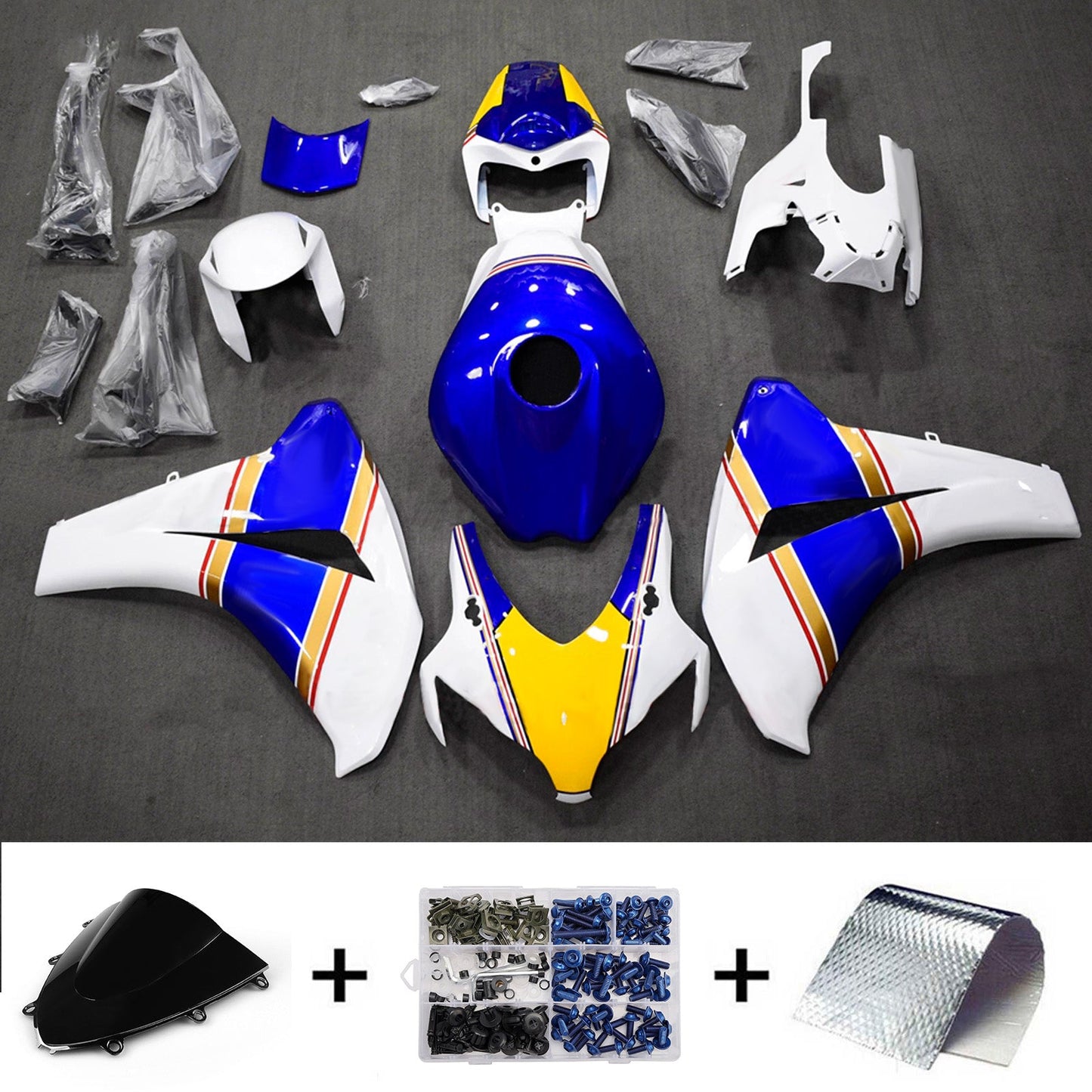 Kit di carene in plastica ABS stampate a iniezione per Honda CBR1000RR 2008-2011