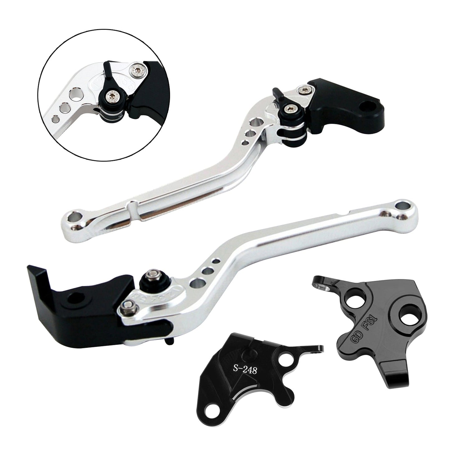 Leva frizione freno lunga YAMAHA YZF R125 2008-2011