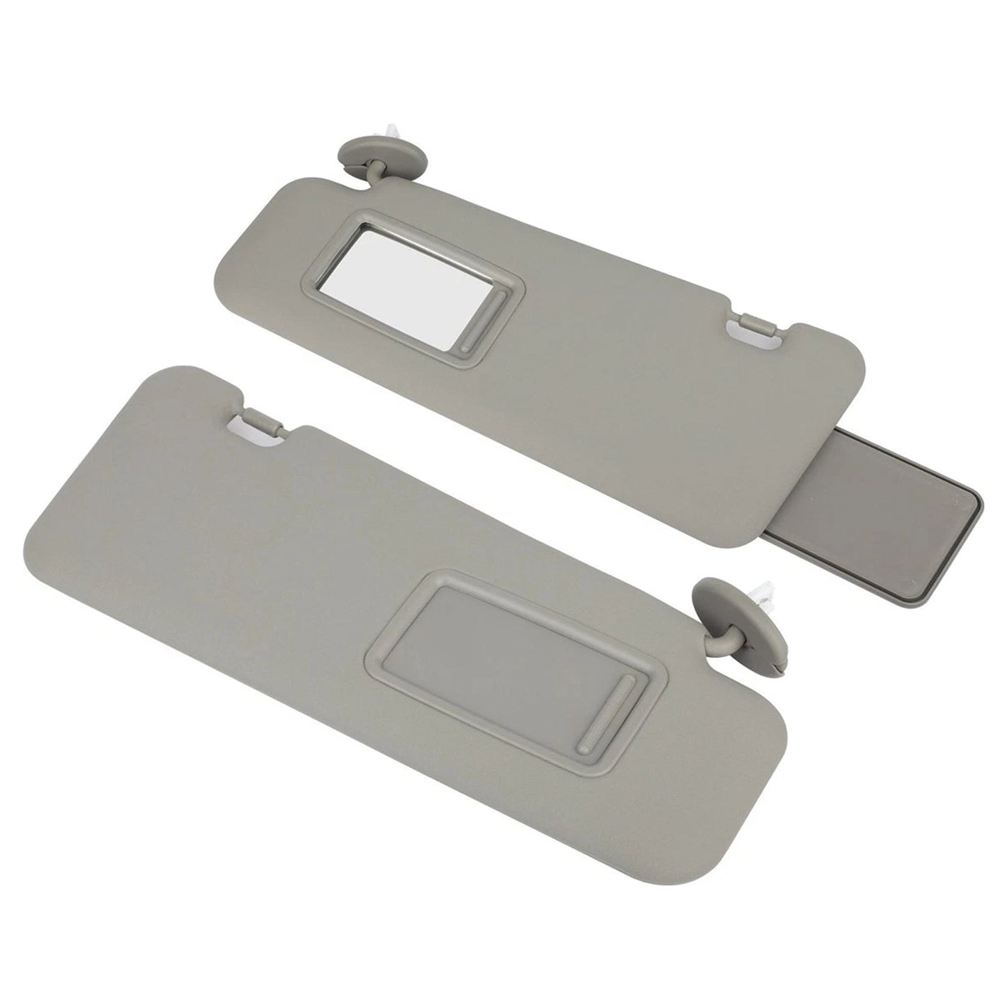 Coppia di alette parasole grigie per Toyota Highlander 2008-2013, codice 74321-48490-E0/74320-48500-E0
