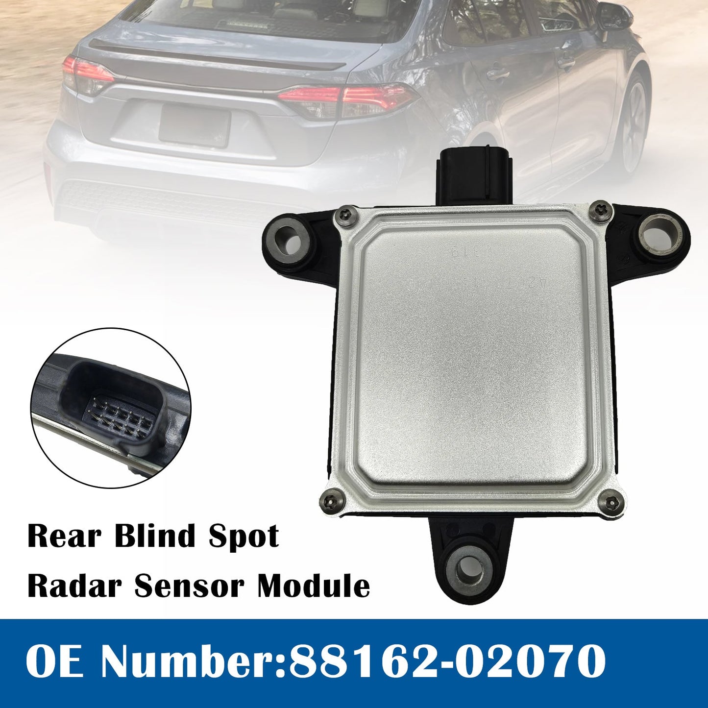Modulo sensore radar per angolo cieco posteriore per Toyota Corolla 2020-2023, codice 88162-02070