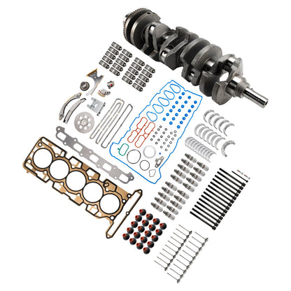 Kit di revisione motore Hummer H3T 3.7L 3654CC 223CID L5 DOHC 2009-2010, albero motore 89017791 HS26390PT