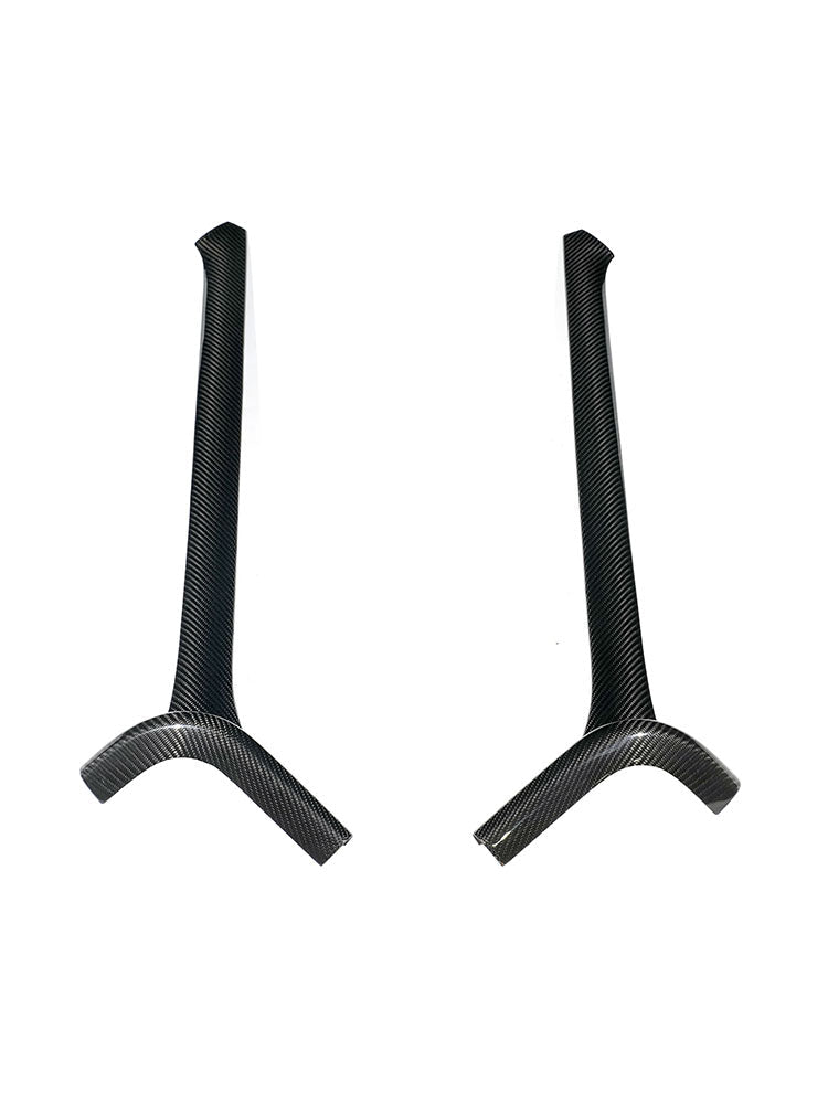 Cornice di finitura per bocchetta d'aria laterale anteriore in fibra di carbonio per Mercedes-Benz Classe G G63 G550 (modelli dal 2025 in poi).