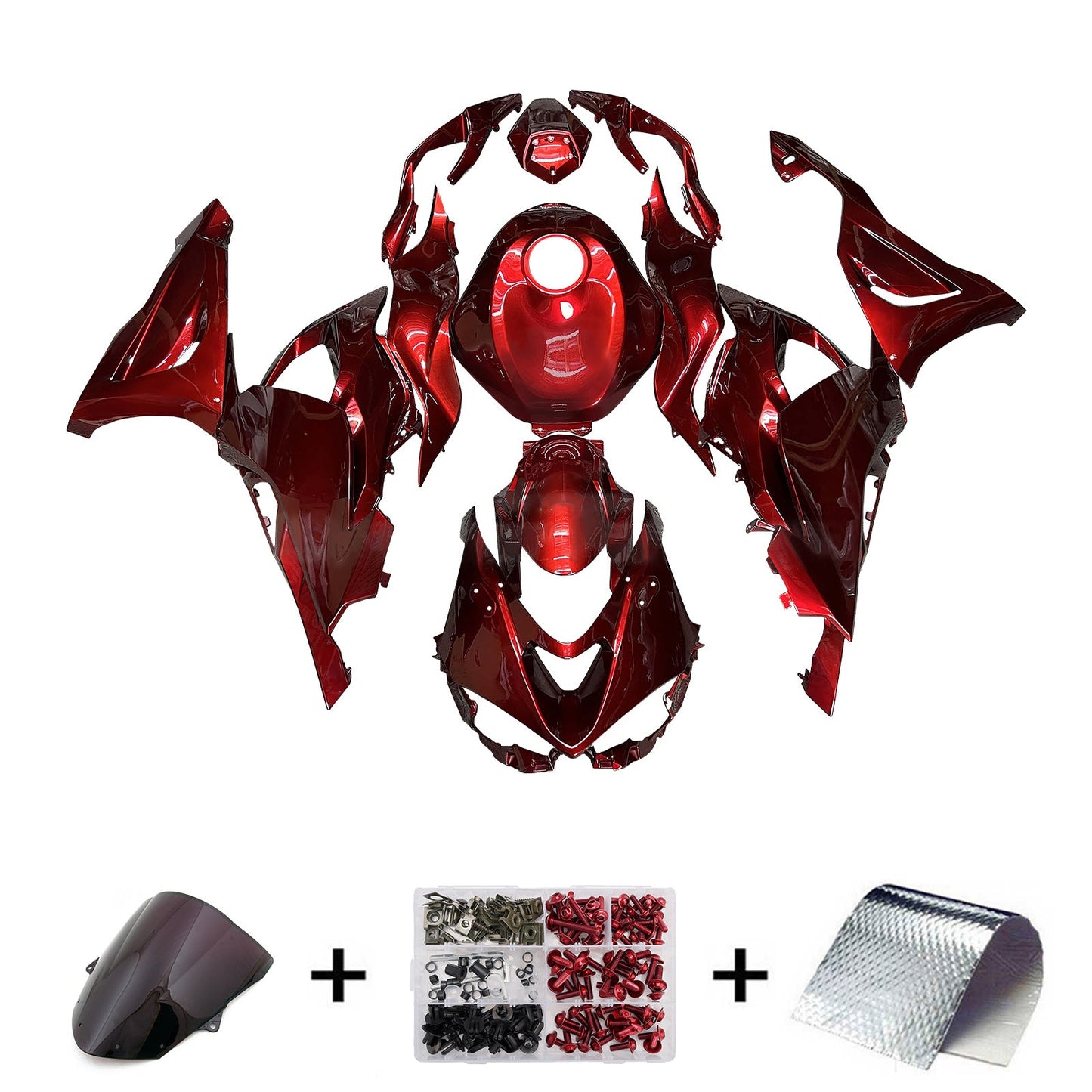 Kit carenatura iniezione in plastica ABS adatto per Kawasaki ZX-6R 2024-2026