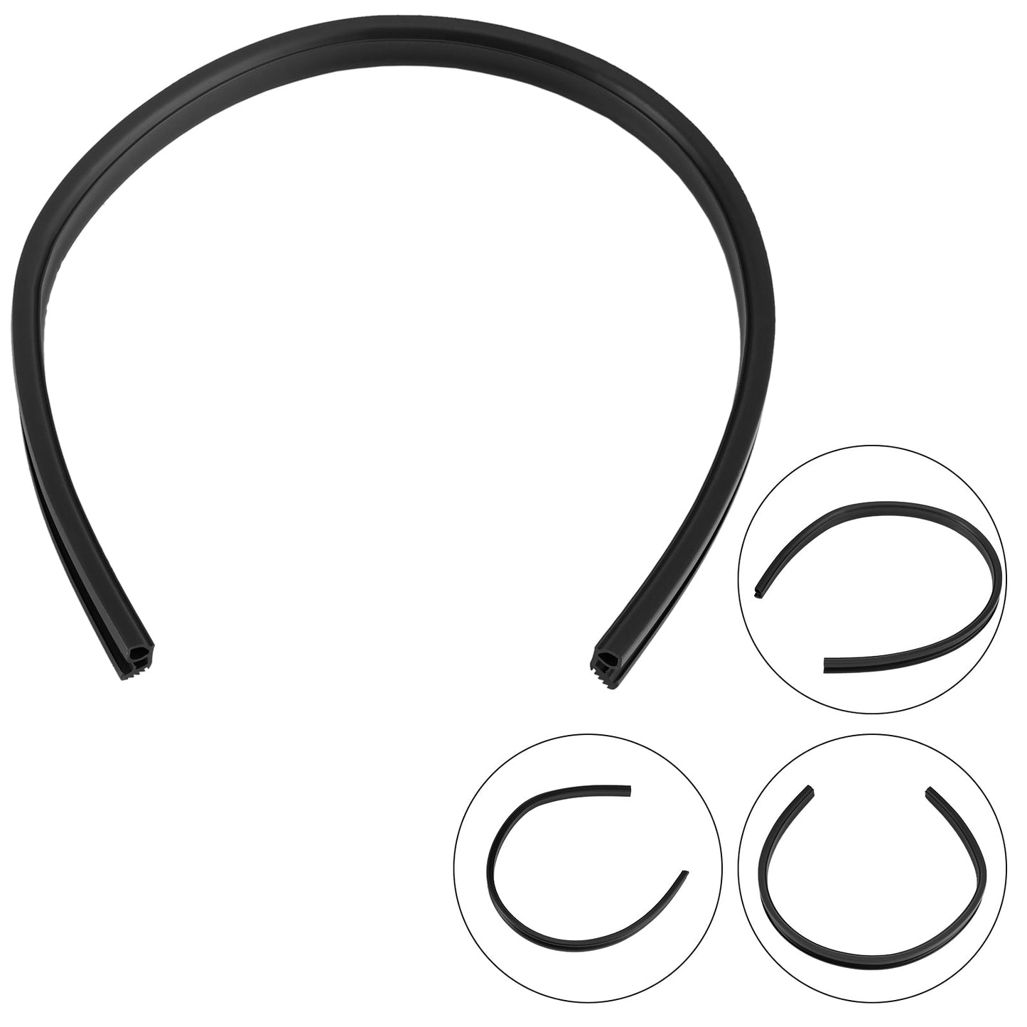 Guarnizione inferiore porta lavastoviglie (nera) 154859401 per alcuni modelli Frigidaire/Electrolux