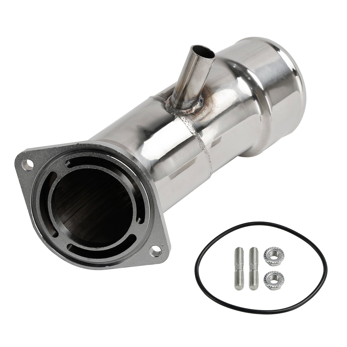 Avvisatore acustico di aspirazione da 3,5 pollici in acciaio inossidabile Duramax L5P GM 6.6L 2020-2022