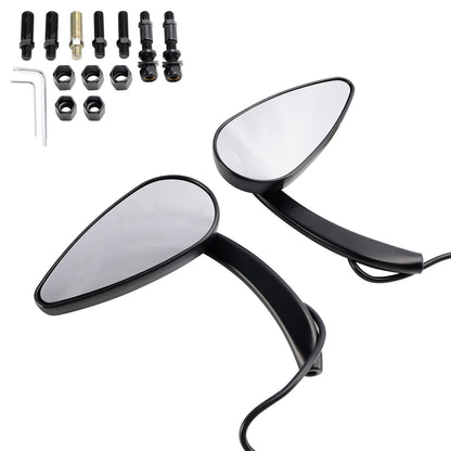 Specchietti retrovisori a LED Custom Dynamics neri per Sportster 883 1200 dal 1990 al 2021