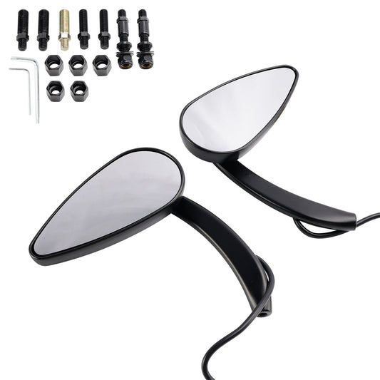 Specchietti retrovisori a LED Custom Dynamics neri per Sportster 883 1200 dal 1990 al 2021
