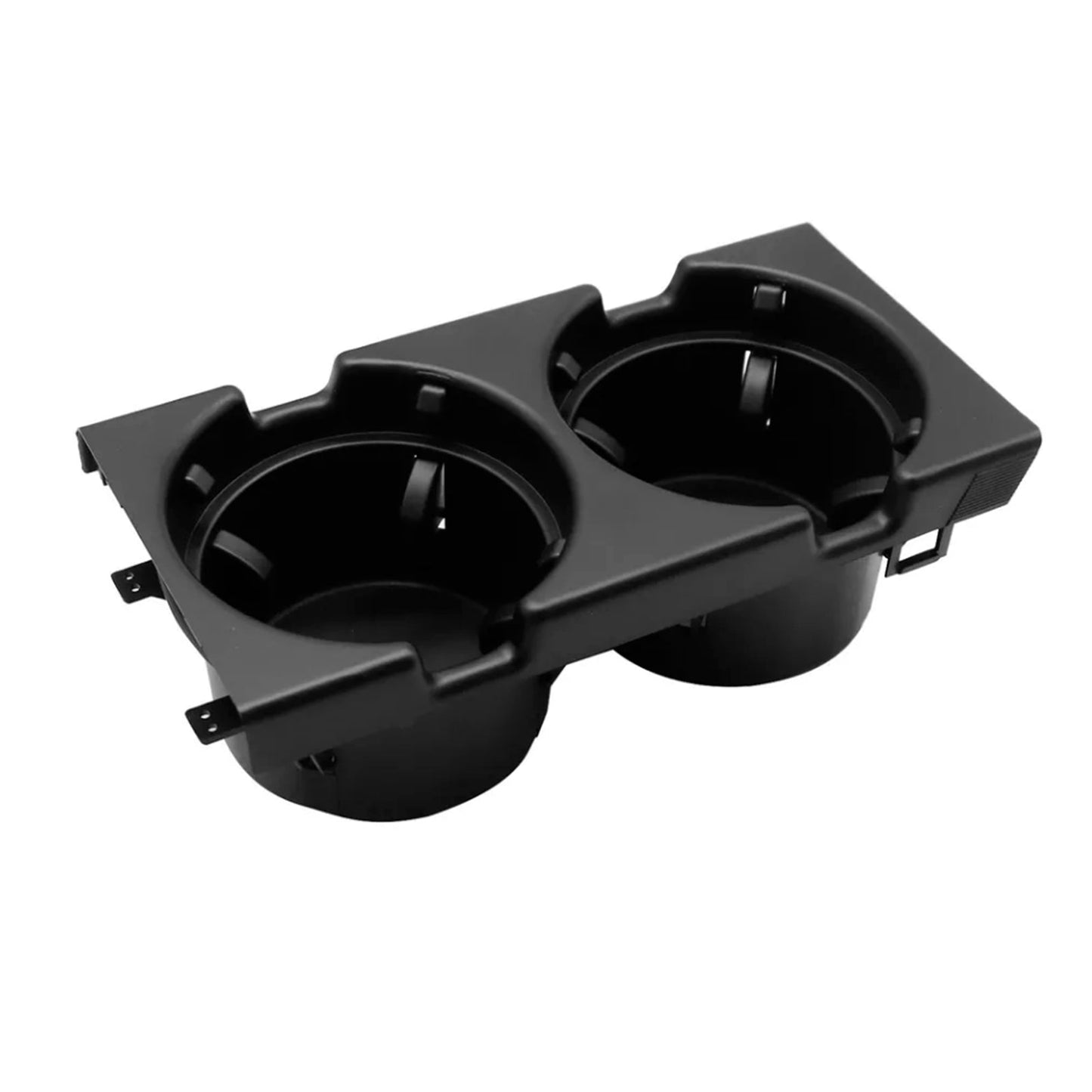 Portabicchieri e portamonete per console centrale anteriore nera 51168217953 per BMW E46