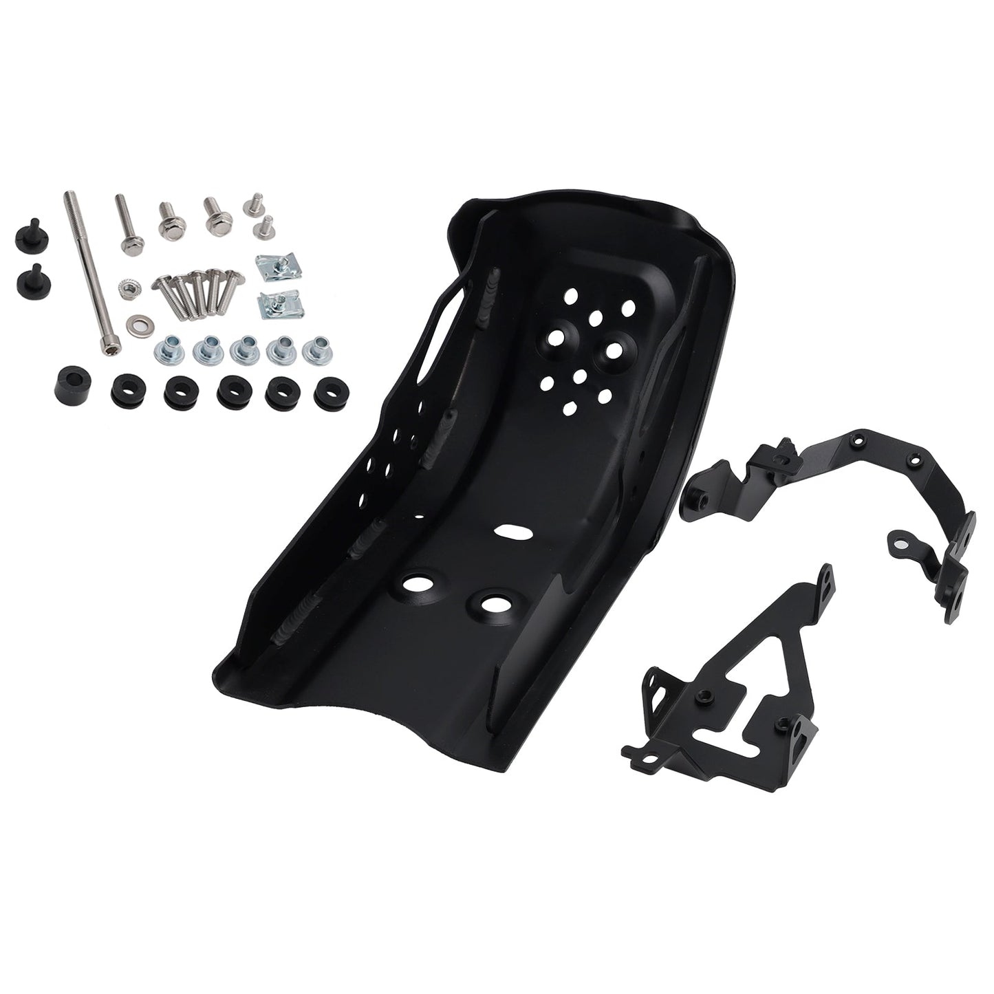 2024-2026 per Scrambler 400 X/XC Piastra paramotore nera