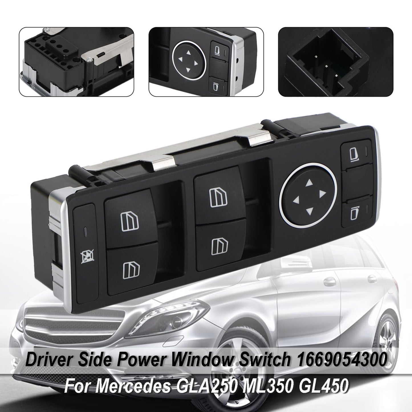 Interruttore alzacristalli elettrico principale per Mercedes-Benz W176 X156 C117 W166 1669054300