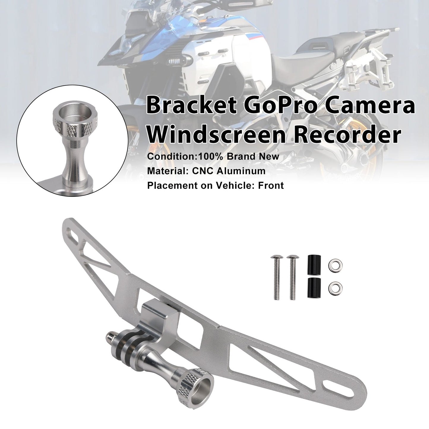 Supporto per parabrezza GoPro per BMW R1300GS S1000XR F900XR F850GS