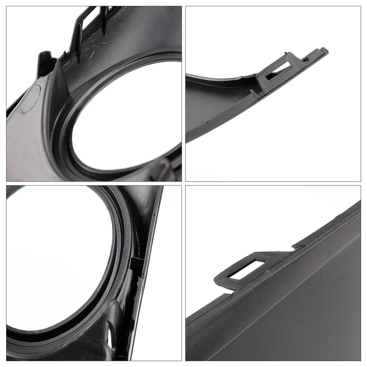 Copri-fari fendinebbia e griglia cromati per Volkswagen VW Caddy Touran 2011-2015, 2 pezzi