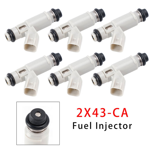 Iniettore carburante Jaguar Ford X-Type 2.1L V6 6 pezzi 2X43-CA 2X43CA 2001-2009