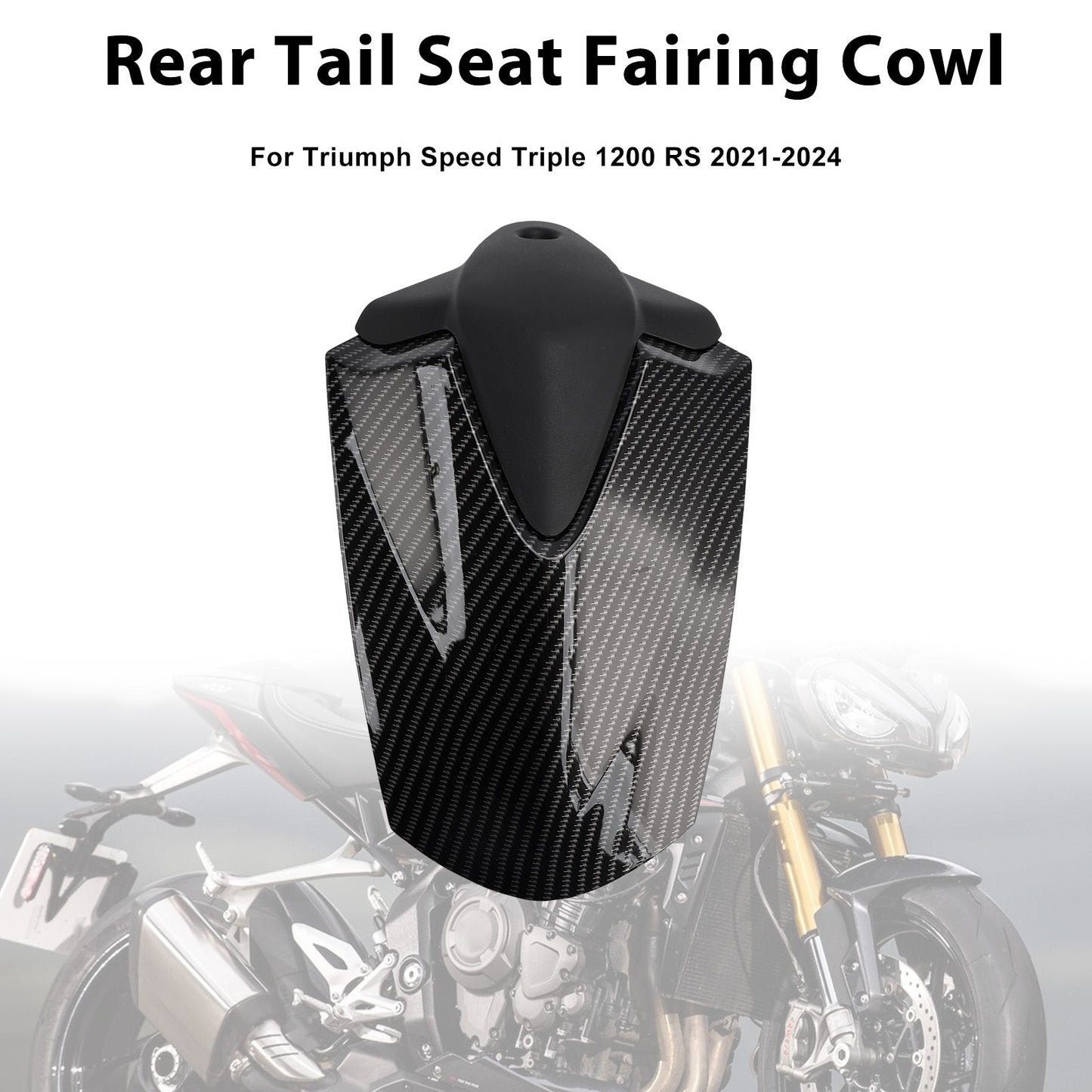 2021-2024 Per Speed Triple 1200 RS Copertura cupolino posteriore sella