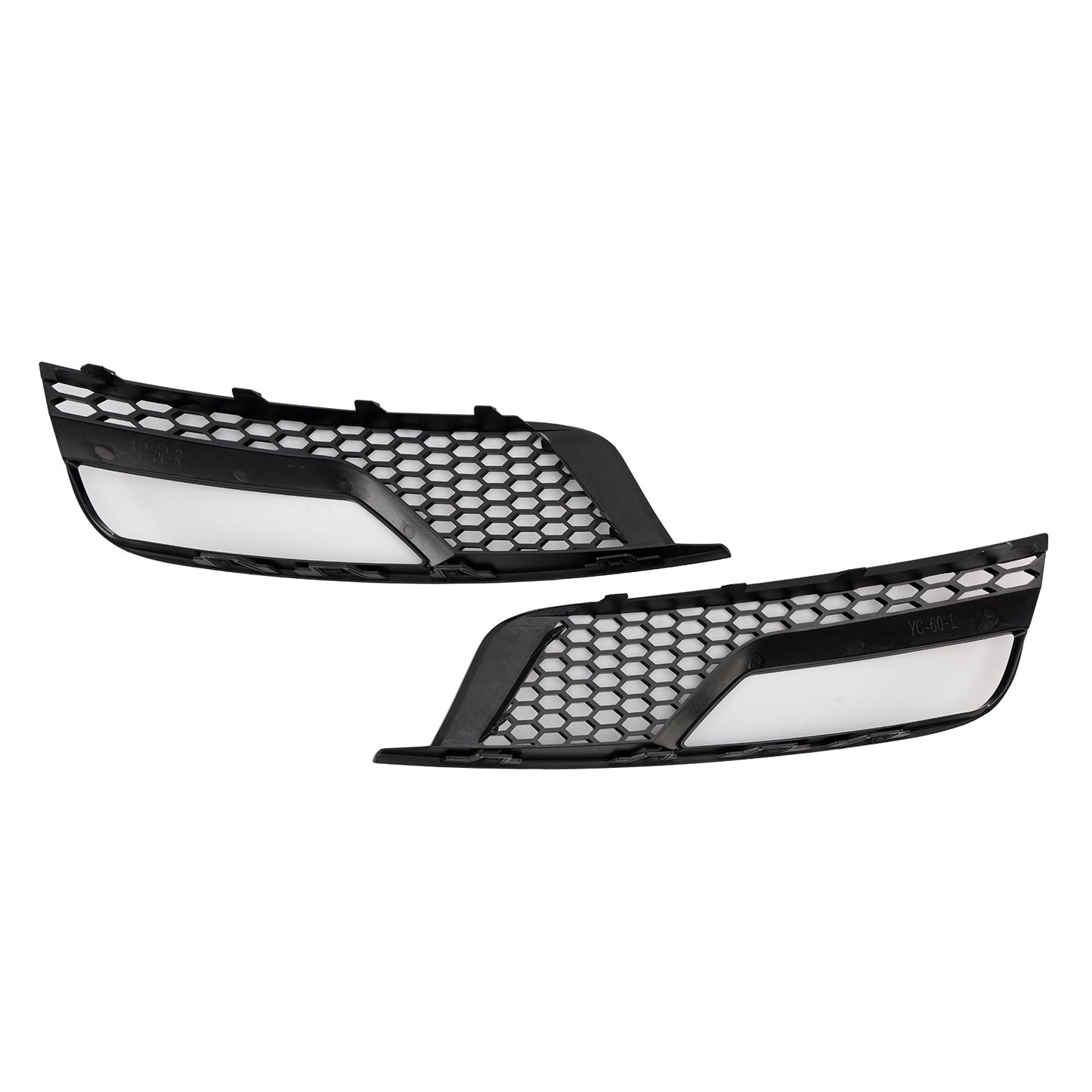 Griglie fendinebbia anteriori nere lucide per Audi A3 8V Berlina 2013-2016
