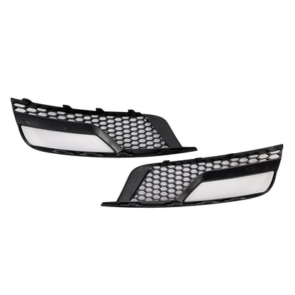 Griglie fendinebbia anteriori nere lucide per Audi A3 8V Berlina 2013-2016
