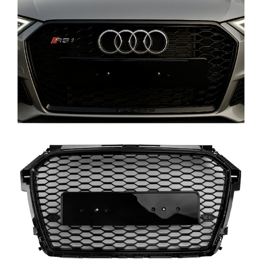 Audi A1 S1 8X Facelift 2016-2019 Griglia anteriore RS Style nera lucida