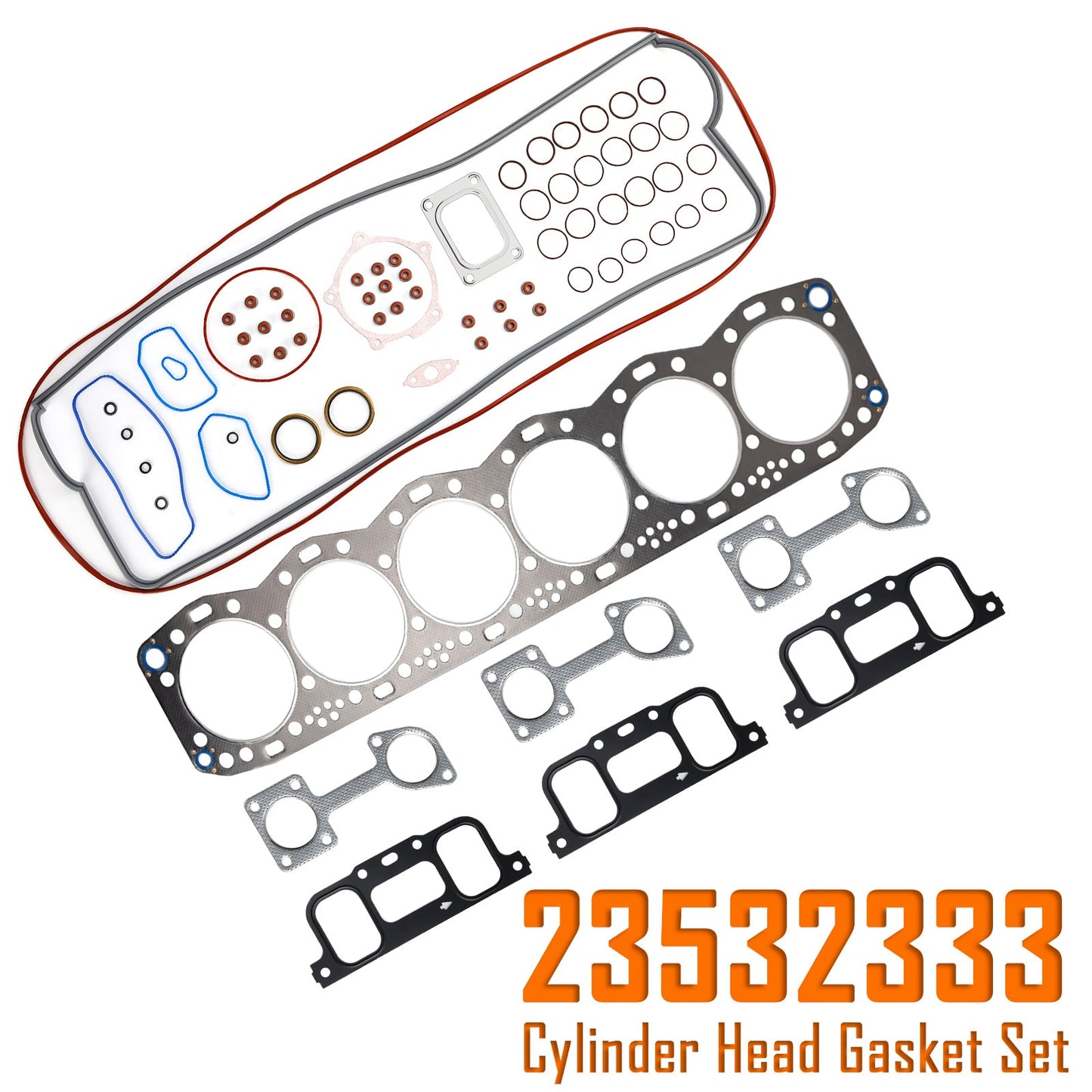 Set guarnizioni testata motore Detroit Diesel S60 12.7L 23532333