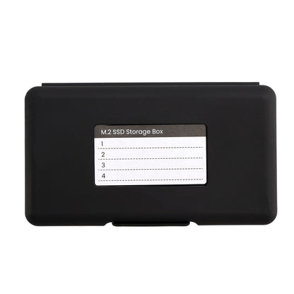 Scatola di protezione per disco rigido M2, scatola per unità a stato solido, antiurto, impermeabile, nera