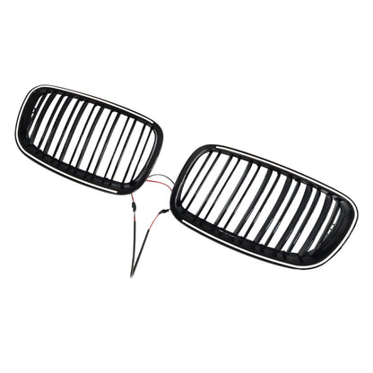 2009-2013 Per BMW X5 M (E70) Griglia anteriore a doppio rene nera lucida 51137305589 51137305590,