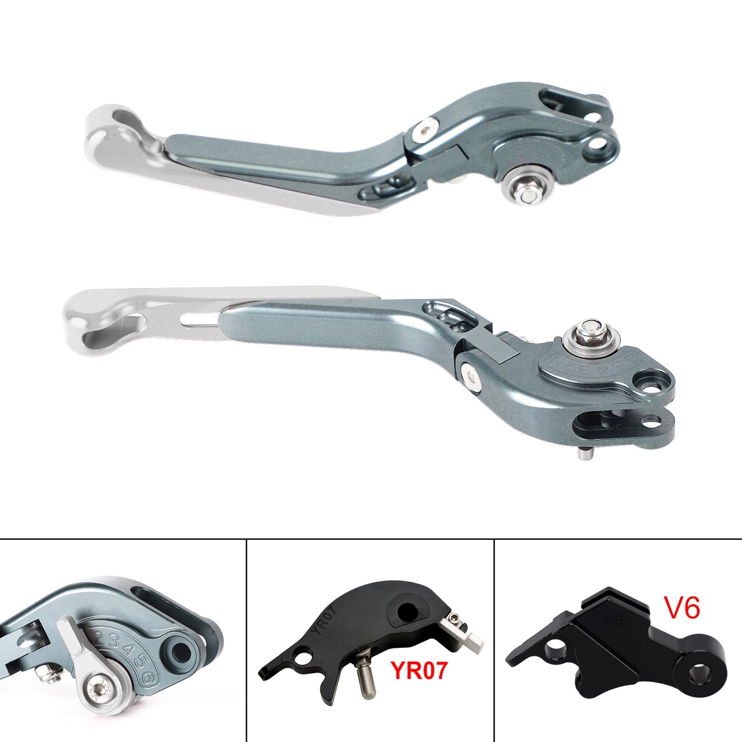 Leva freno frizione regolabile adatta per YAMAHA XSR900 XSR900GP MT-09 2024-2025